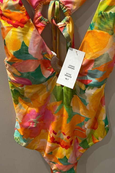 Sunshine 79 Utopia Garden V-Plunge One Piece