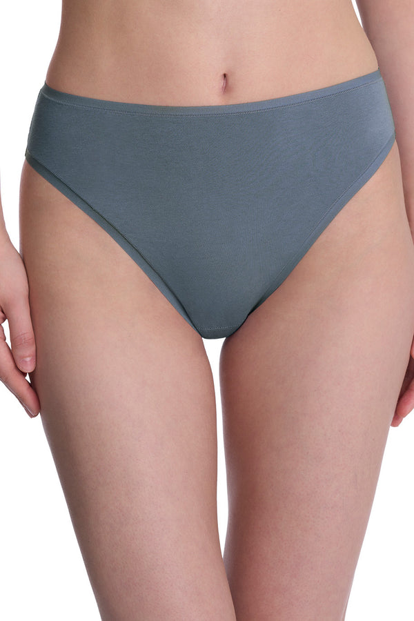 Natori Bliss Bare Cotton High Cut Brief