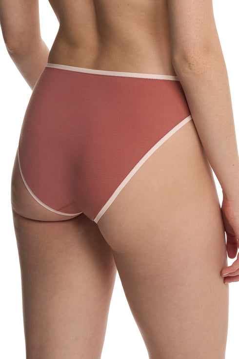 Natori Bliss Bare Cotton High Cut Brief