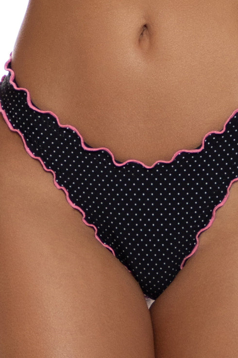 Luli Fama Spotted With Love Wavy High Leg Brazilian Bottom