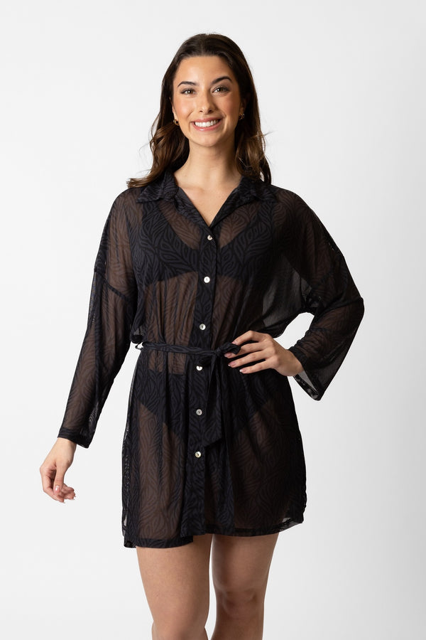 Koy Resort Seascape Mesh Big Shirt