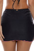 Luli Fama Spotted With Love Scrunched Up Mini Skirt