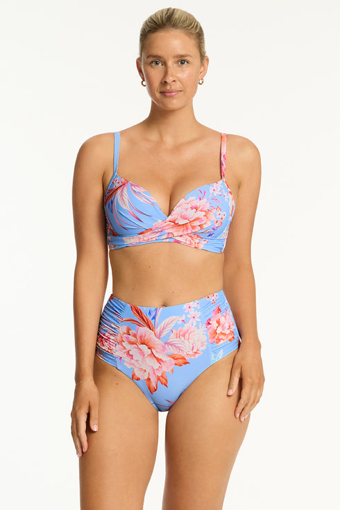 Sea Level Indochine Cross Front Bra Top