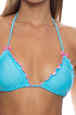 Luli Fama Spotted With Love Wavy Triangle Top