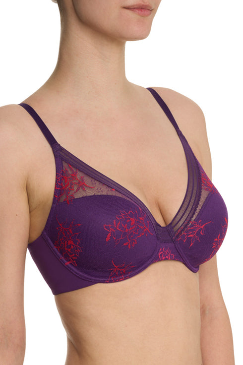 Natori Love Lace Full Coverage Plunge T-shirt Bra