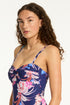 Sea Level Indochine Twist Bandeau One Piece