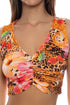 Luli Fama Paradise Prowl Ruched Tank Crop Top