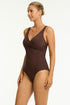 Sea Level Spinnaker Cross Front One Piece
