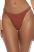 Luli Fama Sunlit Sands Braided Ruched Back Bottom