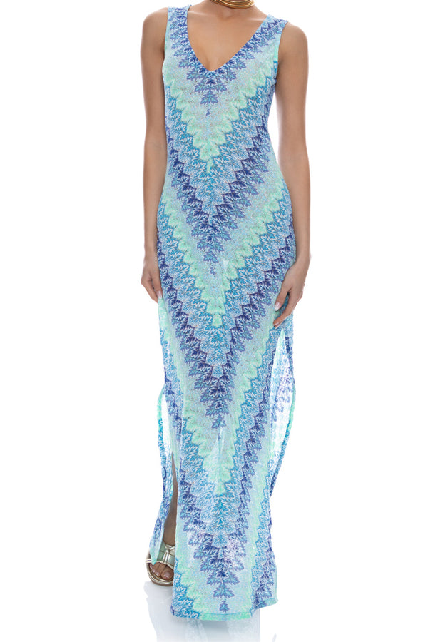 Luli Fama Seven Seas Tank Maxi Dress