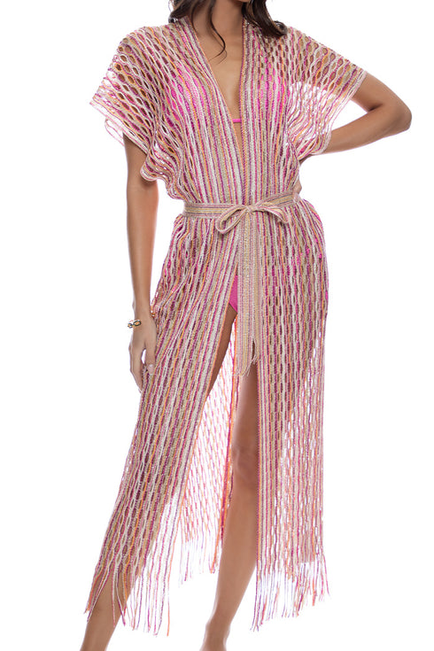 Luli Fama Sunrise Feels Long Caftan