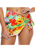 Luli Fama Birds Of Paradise Sarong Mini Skirt