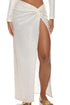 Luli Fama Sunlit Oasis Twist Front Skirt
