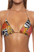 Luli Fama Tropical Majesty Chain Triangle Top