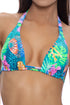 Luli Fama Tropical Siren Triangle Halter Top