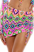 Luli Fama Miami Sorbet Scrunch Up Mini Skirt