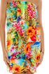 Luli Fama Birds Of Paradise Relaxed Strapless Mini Dress
