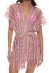 Luli Fama Sunrise Feels Short Caftan