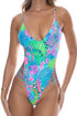 Luli Fama Seaglass Fantasy Strappy Sides Bodysuit