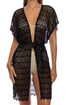 Luli Fama Midnight Currents Short Caftan