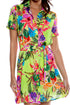 Luli Fama Luli Tropics Shirt Dress