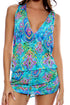 Luli Fama Ocean Breeze T Back Mini Dress