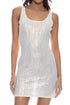 Luli Fama Opalescence Bodycon Tank Mini Dress