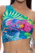 Luli Fama Tropical Siren One Shoulder Top
