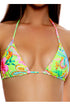 Luli Fama Hibiscus Dream Seamless Triangle Top