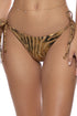 Luli Fama Safari Sunsets Seamless Ruched Back Brazilian Tie Side Bottom