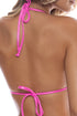 Luli Fama Luminous Molded Push Up Bandeau Halter Top