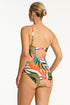 Sea Level Tropaluxe Twist Bandeau One Piece