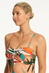 Sea Level Tropaluxe Twist Bandeau One Piece