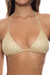 Luli Fama Golden Drift Seamless Triangle Top