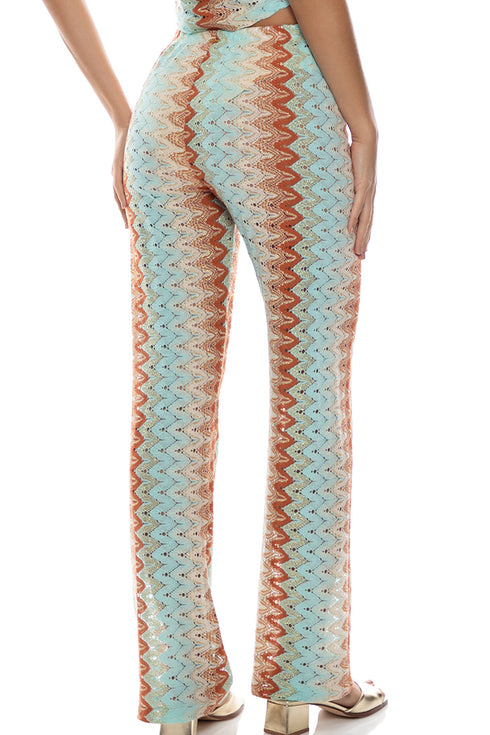 Luli Fama Zig Zag Flow Pants