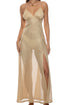 Luli Fama Golden Drift Long Tank Dress
