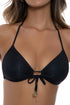Luli Fama Rip Tide Molded Push Up Bandeau Halter Top