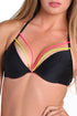 Luli Fama Beach Babe String Seamless Plunge Underweared Push Up Top