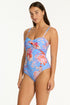 Sea Level Indochine Twist Bandeau One Piece