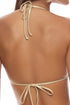 Luli Fama Zig Zag Flow Molded Push Up Bandeau Halter Top