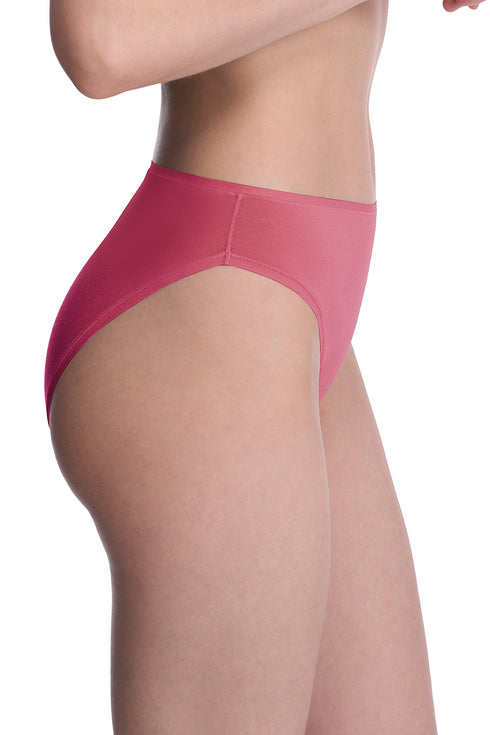 Natori Bliss Bare Cotton High Cut Brief