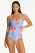 Sea Level Indochine Twist Bandeau One Piece