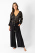 Koy Resort Miami Shine Wrap Long Sleeve Top
