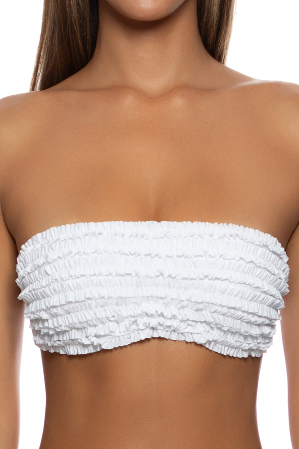Luli Fama Sweet Love Free Form Bandeau Top