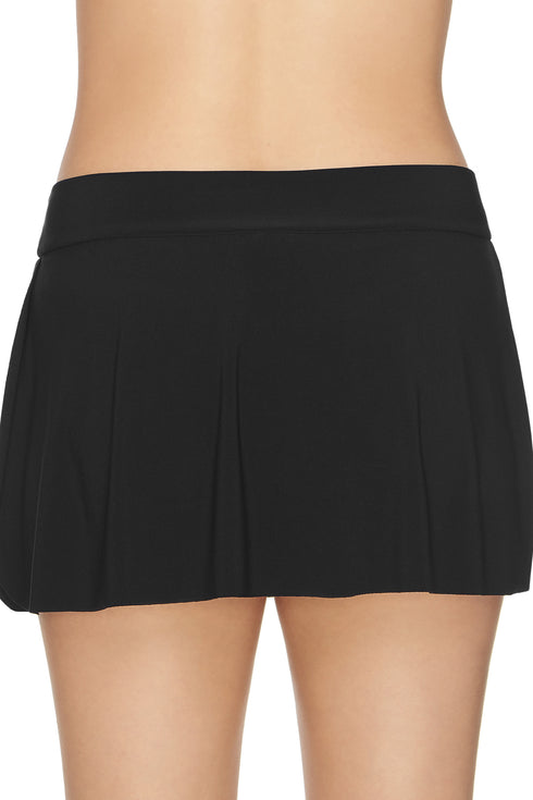 MagicSuit Solids Tricot Tennis Skirt