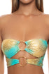 Luli Fama Savage Essence Double Loop Bandeau Crop Top