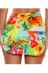 Luli Fama Birds Of Paradise Sarong Mini Skirt