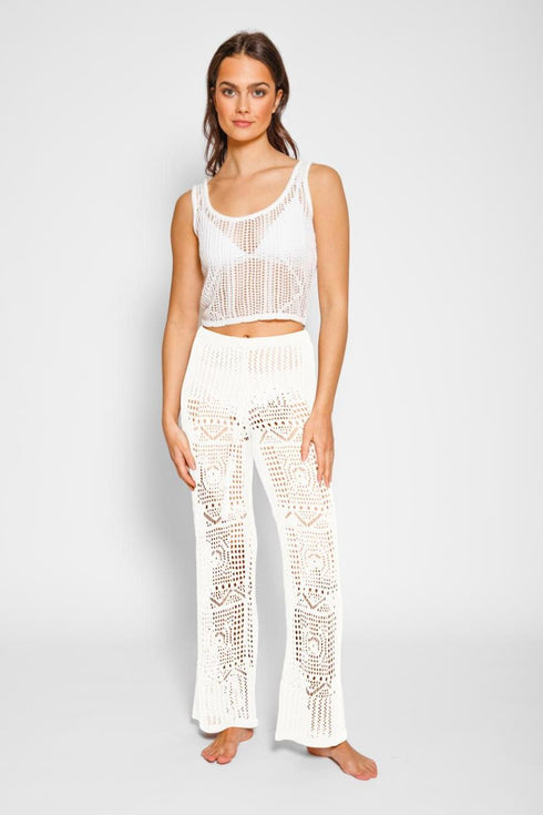 Koy Resort Santorini Crochet Pant