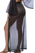 Luli Fama Buzzing Long Wrap Skirt