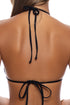 Luli Fama Midnight Currents Molded Push Up Bandeau Halter Top